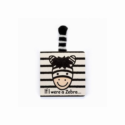 Jellycat If I Were A Zebra Board and Bashful Zebra Medium New Zealand | JYARZ4862